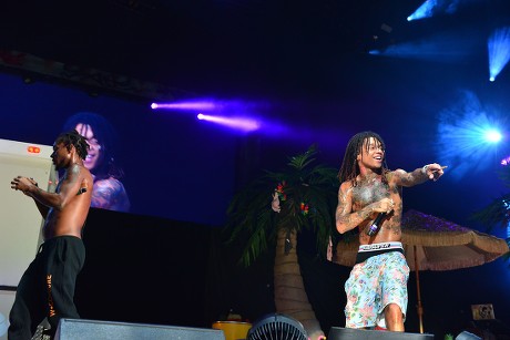 Wiz Khalifa and Rae Sremmurd in concert at Coral Sky Amphitheatre, West Palm Beach, USA - 17 Aug 2018