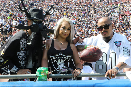 Los Angeles Caoakland Raiders Fans Pose Editorial Stock Photo - Stock Image