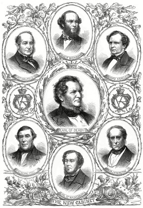 The Earl of Derby's Cabinet, 1867.