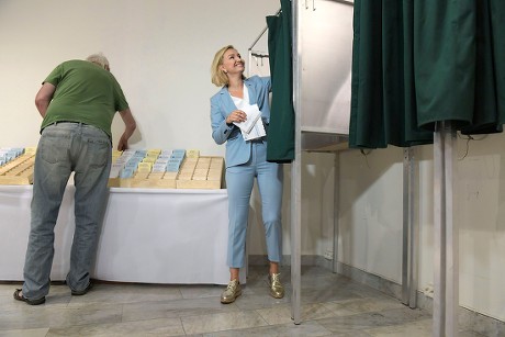 Sweden General elections early voting, Stockholm - 22 Aug 2018