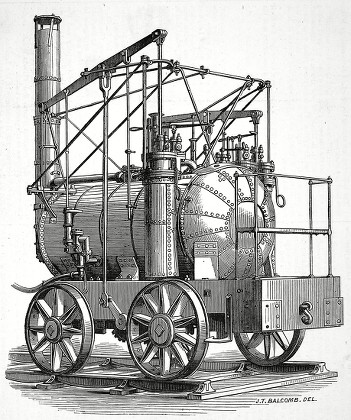 Puffing Billy Steam Engine Invented By Editorial Stock Photo - Stock ...