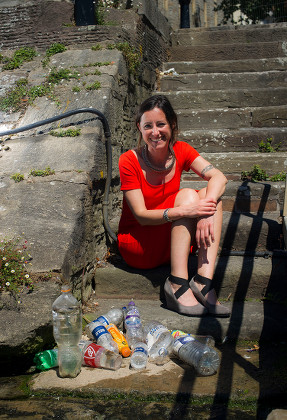 Natalie Fee For Features. She Runs The Anti Plastic Bottle Campaign City To Sea. Interview By Harry Wallop. Natalie Surveys The Waterways In Bristol.