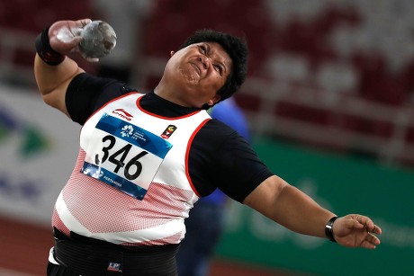 Eki Febri Ekawati Indonesia Competes During Editorial Stock Photo