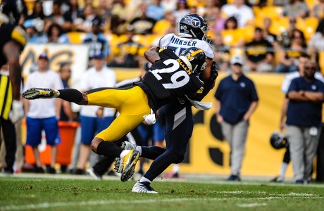 Pittsburgh, USA. 25 August 2018. Titans #17 Cameron Batson during the  Pittsburgh Steelers vs Tennessee Titans