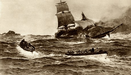 Ww1 First German Merchant Ship Victim Redaktionelles Stockfoto ...