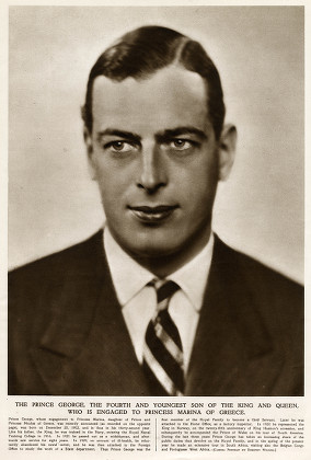 Prince George Duke Kent 1902 1942 Editorial Stock Photo - Stock Image