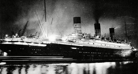 Photograph Cunardwhite Star Liner Berengaria Her Editorial Stock Photo ...