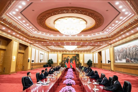 President of South Sudan Salva Kiir Mayardit in China, Beijing - 31 Aug 2018