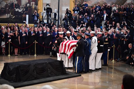 Military Honor Guard Carries Casket Former Editorial Stock Photo ...