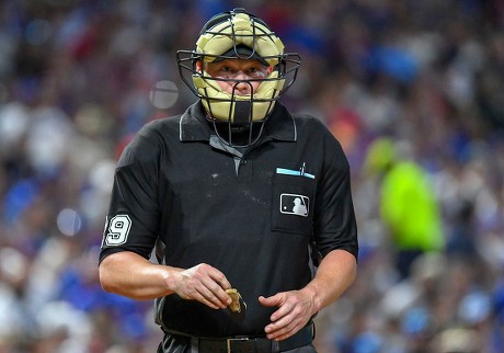 Mlb Home Plate Umpire Sean Barber Editorial Stock Photo - Stock Image