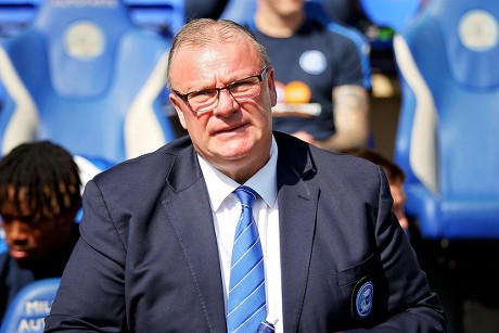 Peterborough United Manager Steve Evans Gets Editorial Stock Photo ...