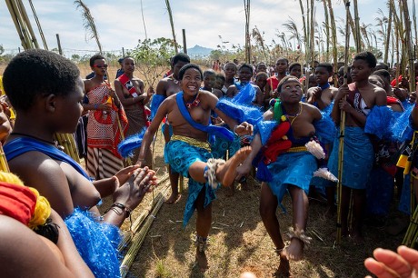 Swazi Reed Dance ceremony in Mbabane, Swaziland - 02 Sep 2018