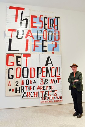 Celebrated Artist Bob Roberta Smith Ra Editorial Stock Photo - Stock ...