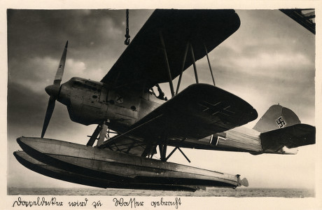 Heinkel He 60 German Singleengined Biplane Editorial Stock Photo ...