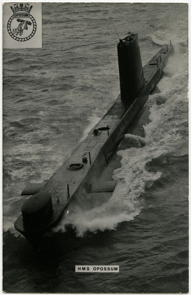 Hms Opossum Oberon Class Submarine Powered Editorial Stock Photo