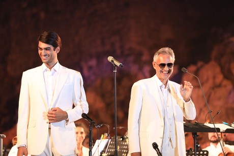 Andrea Bocelli Son Matteo Bocelli Perform Editorial Stock Photo - Stock ...