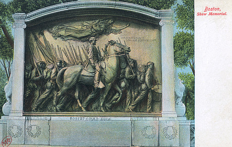 Robert Shaw Monument, Boston, Massachusetts, Usa  