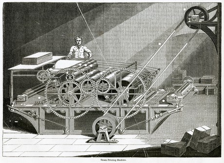 Early 19th Century Printer's Paper Press