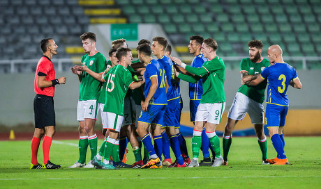 Kosovo U21 v Republic of Ireland U21, 2018 UEFA U21 European Championships Qualifier, Mitrovica ...