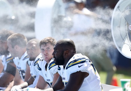 Los Angeles Chargers Players Cool Off Editorial Stock Photo