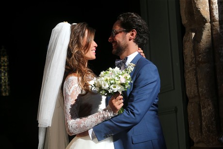Thomas Hollande and Emilie Broussouloux wedding, Meyssac, France - 08 Sep 2018