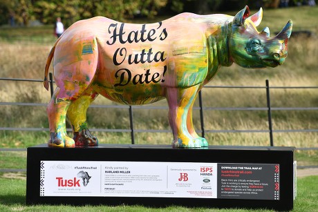 Tusk Rhino Trail event at Kensington Palace Gardens, London, UK - 10 Sep 2018