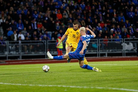 Belgiums Thomas Meunier L Tries Get Editorial Stock Photo - Stock Image ...