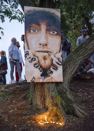 Hundreds gather at Blue Slide Park for Mac Miller vigil