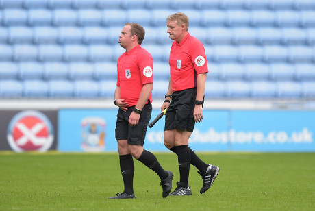 Assistant Referee Joe Simpson Holds His Editorial Stock Photo - Stock ...