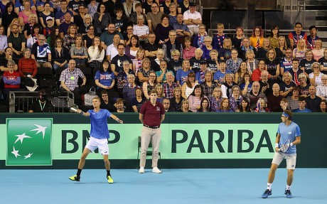 Davis Cup Tennis, Great Britain v Uzbekistan, World Play Off Group, Day 2, Emirates Arena, Glasgow, UK - 15 Sep 2018
