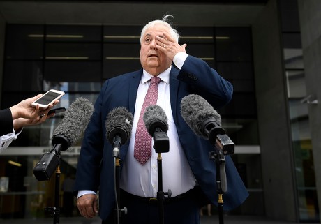 Clive Palmer succeeds in bid for a Supreme Court Judge recused from Queensland Nickel trial, Brisbane, Australia - 17 Sep 2018