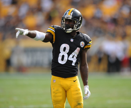 Th Steelers 84 Antonio Brown During Editorial Stock Photo - Stock Image