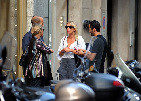 Alessia Marcuzzi out and about, Milan, Italy - 18 Sep 2018