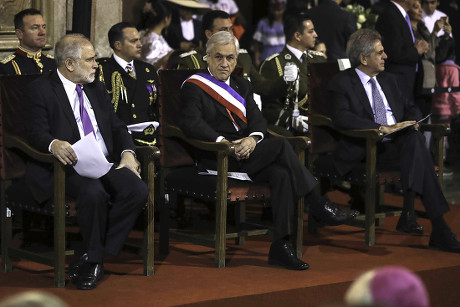Chilean President Sebastian Pinera attends mass of the National Independence, Santiago, Chile - 18 Sep 2018