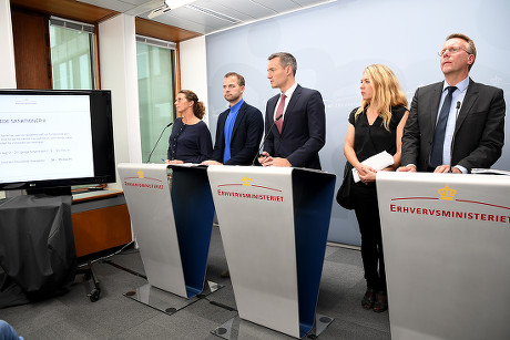 Government press conference on Danske Bank, Copenhagen, Denmark - 19 Sep 2018