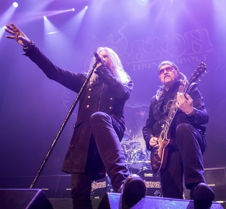 Saxon in concert at the Freeman Coliseum, San Antonio, USA - 01 May 2018