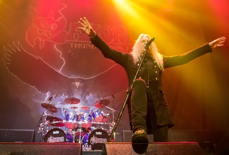 Saxon in concert at the Freeman Coliseum, San Antonio, USA - 01 May 2018