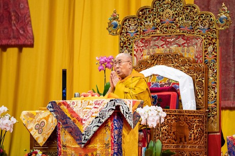 Dalai Lama, Tenzin Gyatso in Zurich, Switzerland - 23 Sep 2018