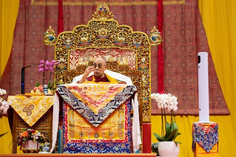 Dalai Lama, Tenzin Gyatso in Zurich, Switzerland - 23 Sep 2018