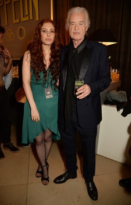 Scarlett Sabet Jimmy Page Editorial Stock Photo - Stock Image
