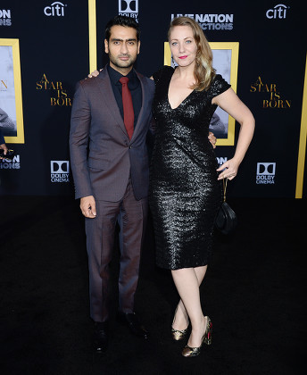 Kumail Nanjiani Wife Emily V Gordon Editorial Stock Photo - Stock Image ...