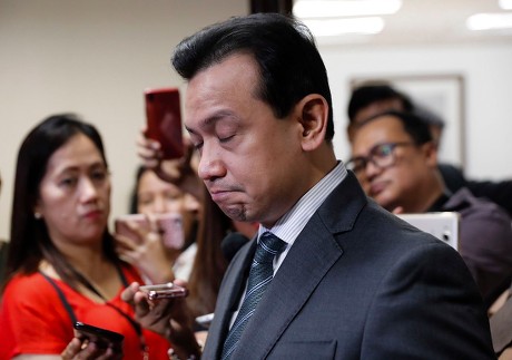 Trial court issues arrest warrant for Philippine senator, Manila, Philippines - 25 Sep 2018