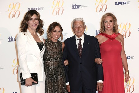 Jo Champa, Fulvio Lucisano with daughters Paola and Federica