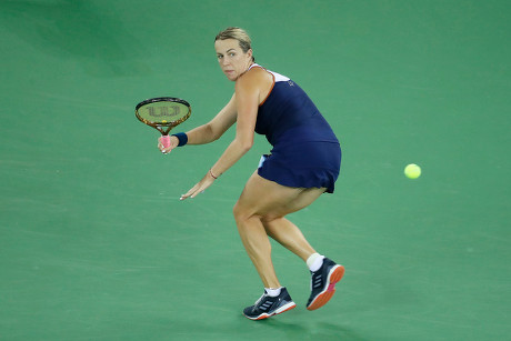 Anastasia Pavlyuchenkova Russia Action Against Petra Editorial Stock