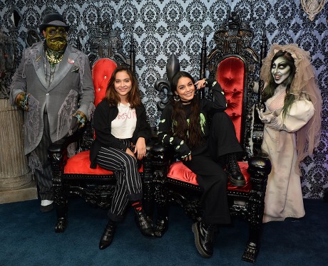 Celebrities out and about at Knott's Scary Farm, Los Angeles, USA - 28 Sep 2018
