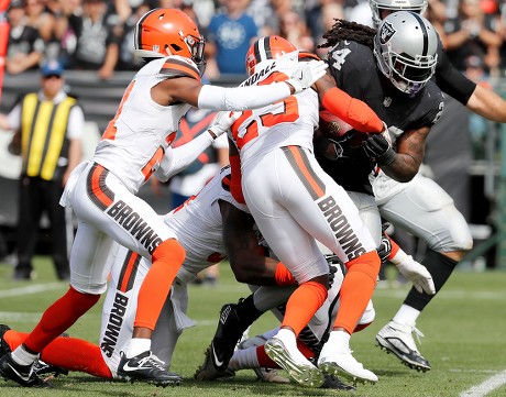 Oakland, California, USA. 30th Sep, 2018. Cleveland Browns running