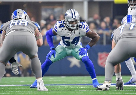 September 30, 2018: Dallas Cowboys defensive end Demarcus Lawrence #90  celebrates after a sack during an NFL football game between the Detroit  Lions and the Dallas Cowboys at AT&T Stadium in Arlington