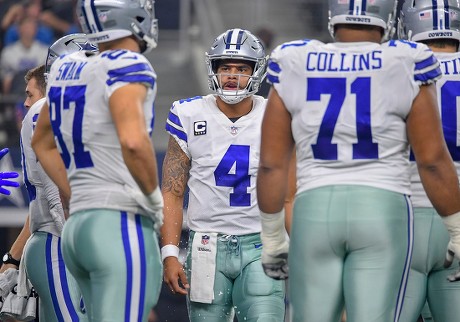 September 30, 2018: Dallas Cowboys defensive end Demarcus Lawrence #90  during an NFL football game between the Detroit Lions and the Dallas Cowboys  at AT&T Stadium in Arlington, TX Dallas defeated Detroit