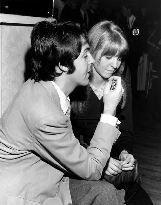 Beatles Sir Paul Mccartney Jane Asher Editorial Stock Photo - Stock