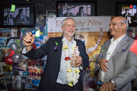 Jeremy Corbyn. Diversity Night At A Party Hosted By Labour Mp Keith Vaz. Jeremy Corbyn At The Event.